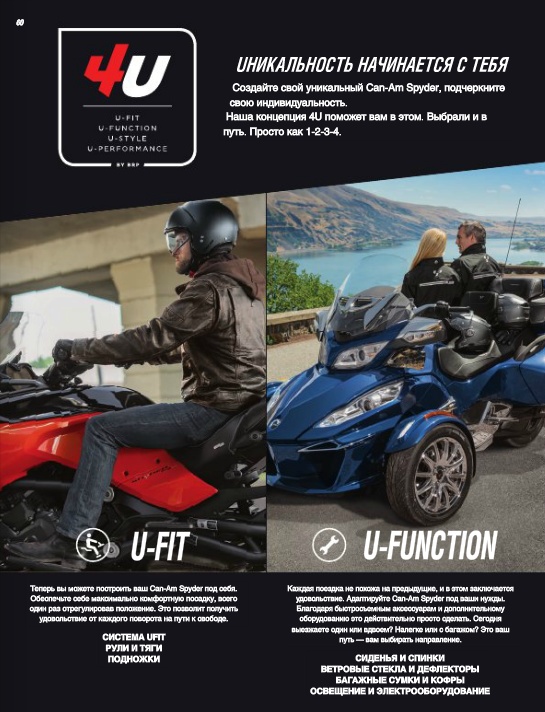 Каталог аксессуаров SPYDER 2016