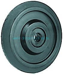 Ролик гусеничный KIMPEX, 6.375" , черный, 6205-2RS (04-116-77)