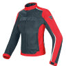 Куртка женская DAINESE HYDRA FLUX LADY D-DR - BLACK/RED/WHITE