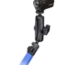 Крепление RAM Tele-Mount. Шары 25 мм (1") на шест и для фото и видео камер. Муфта 95 мм (RAP-B-218-1-366U)