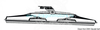 Osculati 19.112.24 - SS windshield blade 600 мм