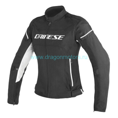 Куртка женская DAINESE D-FRAME LADY TEX - BLACK/BLACK/WHITE