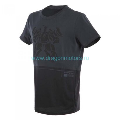 Футболка мужская DAINESE LAGUNA SECA - anthracite/black