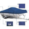 Тент транспортировочный для лодок длиной 5,3-5,6 м типа Cabin Cruiser