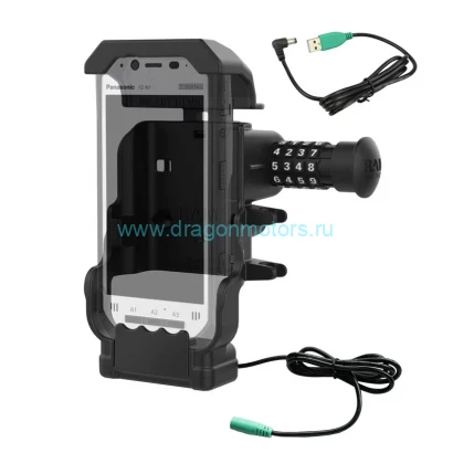 RAM-HOL-PAN11PCLU Док-станция с комбинированной блокировкой RAM Powered для Panasonic Toughbook FZ-N1 и FZ-F1