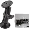 RAM-B-101-G1U универсальное крепление RAM, муфта 95 мм, площадки с круглым основанием,шары 25 мм (1)