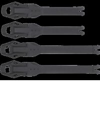 Ремешок-застежка для мотобот SCOTT MX Boot Strap & Buckle Set 250/350 - BLACK/BLACK