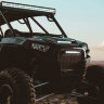 Решетка радиатора для Polaris RZR Turbo 2017 с отверстием под фару SR серии 10"