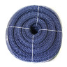 Плетеный швартовый трос c огоном 25мм*20м тёмно-синий