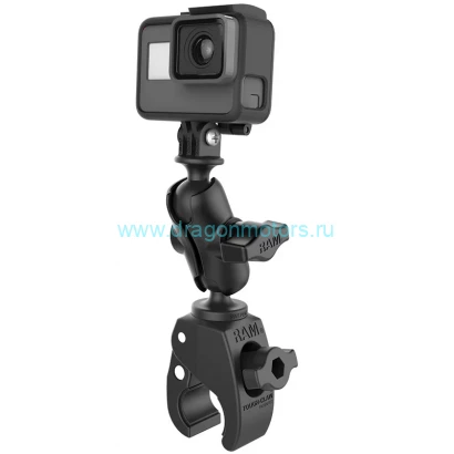 RAM-B-400-A-GOP1U крепление RAM Tough-Claw струбцина малая для экшн камер, муфта 60 мм, шары 25 мм