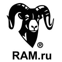 Т-салазки RAM 18 см с 4 отверстиями для креплений (RAP-TRACK-AU)