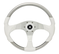 Рулевое колесо «Matrix», белый обод. (10016474)