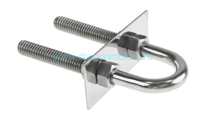 Рым-болт U-образный D9.5 мм, Lрез. 76 мм