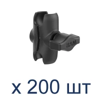 RAM-B-201U-A-200 муфта RAM короткая (60 мм) под шары 25 мм (1), алюминий. Комплект 200 шт