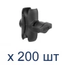 RAM-B-201U-A-200 муфта RAM короткая (60 мм) под шары 25 мм (1), алюминий. Комплект 200 шт