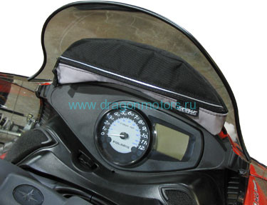 Сумка под стекло снегохода Polaris (PWP200-BK)