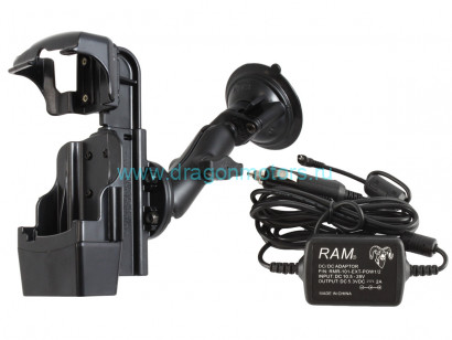 RAM-B-166-SYM3PAECU Крепление на присоске RAM Twist-Lock  с док-станцией для Motorola MC67 и др.