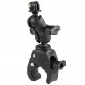 RAP-B-400-A-GOP1U RAM Tough-Claw струбцина малая для экшн камер, муфта 60 мм, шары 25 мм (1)