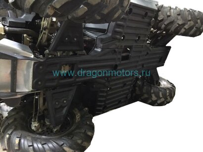 Пластиковая защита днища на Китай X8