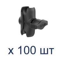RAM-B-201U-A-100 муфта RAM короткая (60 мм) под шары 25 мм (1), алюминий. Комплект 100 шт