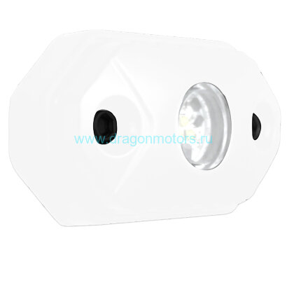 2" 9W 3 светодиода CREE 3W (Свет-янтарный) 495Lm/0.35A  (ЦВЕТ КОРПУСА БЕЛЫЙ)