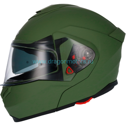 Шлем SHIRO SH501 SOLDIER, зелёный матовый
