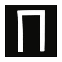 Знак номера п, белый