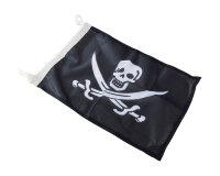 Флаг пиратский Веселый Роджер 30 х 40