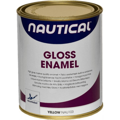Эмаль глянцевая желтая 0,75 л - NAU103/750 ML