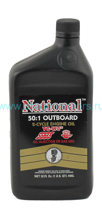 Масло National 2-х тактное TC-W3, 0.946 л
