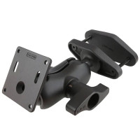 RAM-D-2461U-C-247-4 RAM 4-дюймовая квадратная стойка с зажимом с пластиной VESA 75x75 мм
