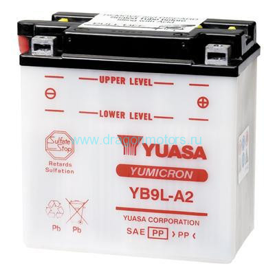 Аккумулятор YUASA (YB9L-A2)