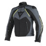 Куртка мужская DAINESE HAWKER D-DRY JACKET - BLACK/EBONY/FLUO-YELLOW