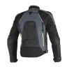 Куртка мужская DAINESE HAWKER D-DRY JACKET - BLACK/EBONY/FLUO-YELLOW