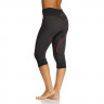 Леггинсы 3/4 SIXS PNCW CU - Black/Red