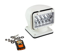 Прожектор с дистанционным управлением, белый корпус, светодиодный, брелок, модель 220