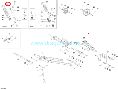 Упор пружины амортизатора BRP 503193517 - 230076