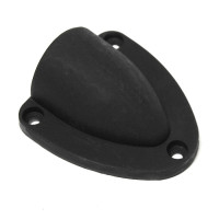 Вентиляционная ракушка пластиковая, черная 64х59х26мм SUNFINE