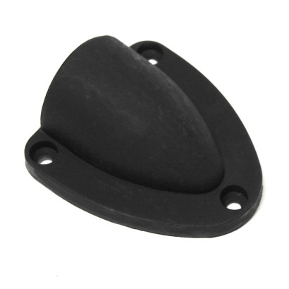 Вентиляционная ракушка пластиковая, черная 64х59х26мм SUNFINE
