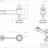 RAM-109-1ATU RAM Swing Arm 15 см (6) прямой поворотный кронштейн