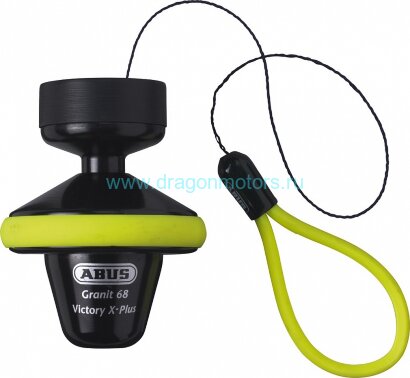 Замок на тормозной диск Abus Granit 68 Victory X-Plus, стопорный болт Roll up