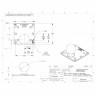 RAM-D-246-AD1U универсальная площадка RAM VESA отверстия 100x100 мм с шаром 57 мм (2,25"), размер" D"