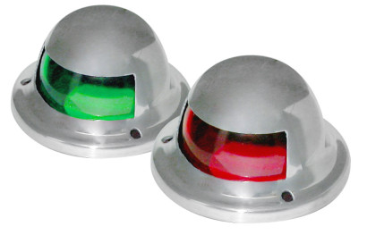 Бортовые огни, вертикальный монтаж, нерж. сталь, пара (10250521)