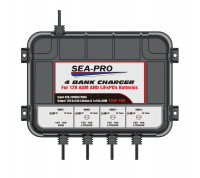 Зарядное устройство SEA-PRO ТЕ4-0273 (1х12В AGM, 3х12В LiFePo4)