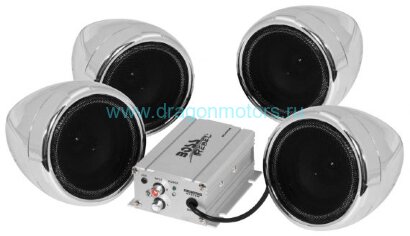 Аудиосистема Boss Audio MC470B с Bluetooth, 1000 Вт, хром