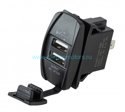 Разъем USB 5В 3.1А для установки совместно с кнопками AES11185X или AES1188X