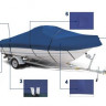 Тент транспортировочный для лодок длиной 5,0-5,3 м типа Cabin Cruiser