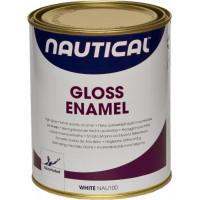 Эмаль глянцевая белая 0,75 л - NAU100/750 ML