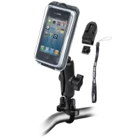 RAM-B-149Z-AQ7-1 аквабокс RAM для Apple iPhone 4 с мото креплением, муфта 95 мм, шары 1
