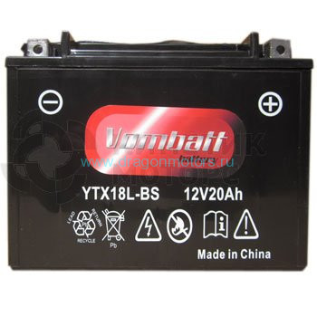 Аккумулятор Vombatt YTX18L-BS